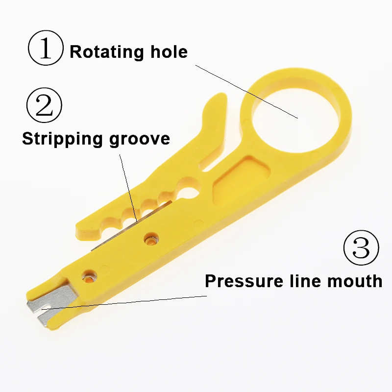 Портативный 2 шт. мини-нож для зачистки проводов сетевой кабель обжимные плоскогубцы ручной инструмент для зачистки проводов резак мульти инструменты ручные инструменты