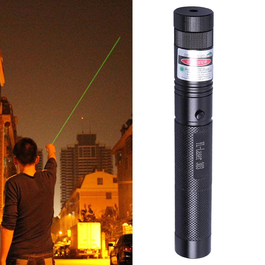 Centechia 532nm 5 mw Rechargeable Green Laser Pointer Classroom