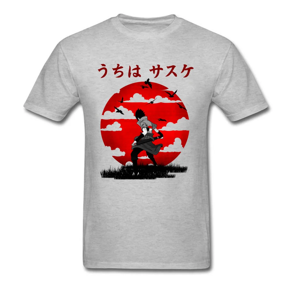 NINJA REVENGE Men's New Design Casual Tops Shirt Round Collar Autumn Cotton T-Shirt Normal Short Sleeve Tee Shirt NINJA REVENGE grey