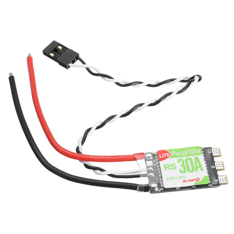 4 шт./лот Racerstar RS30A Lite 30A Blheli_S BB1 2-4S бесщеточный ESC для FPV Racer RC гоночный Дрон Квадрокоптер DIY запчасти