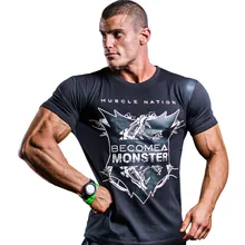 Brand compression shirt T-shirt with short sleeves