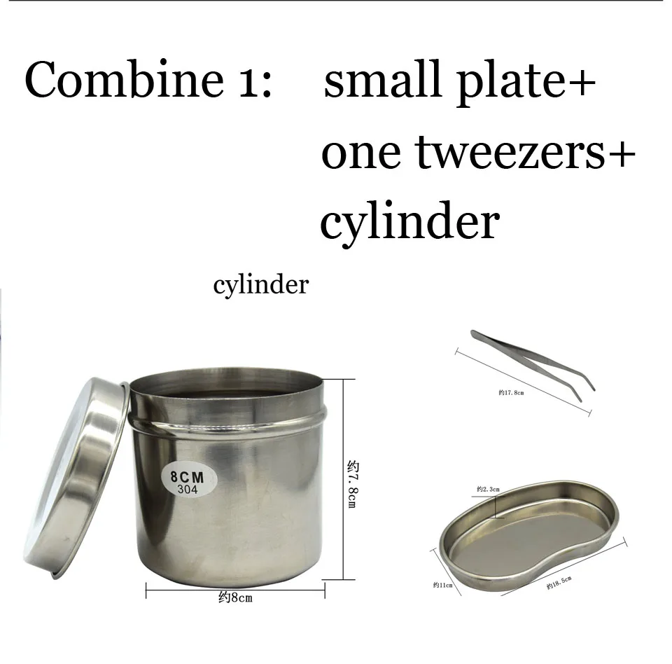 Хирургические медицинские стоматологические инструменты из нержавеющей стали, размеры s, m, l, изгиб лотка, дезинфекционная пластина для стерилизации бровей, губ, татуажа