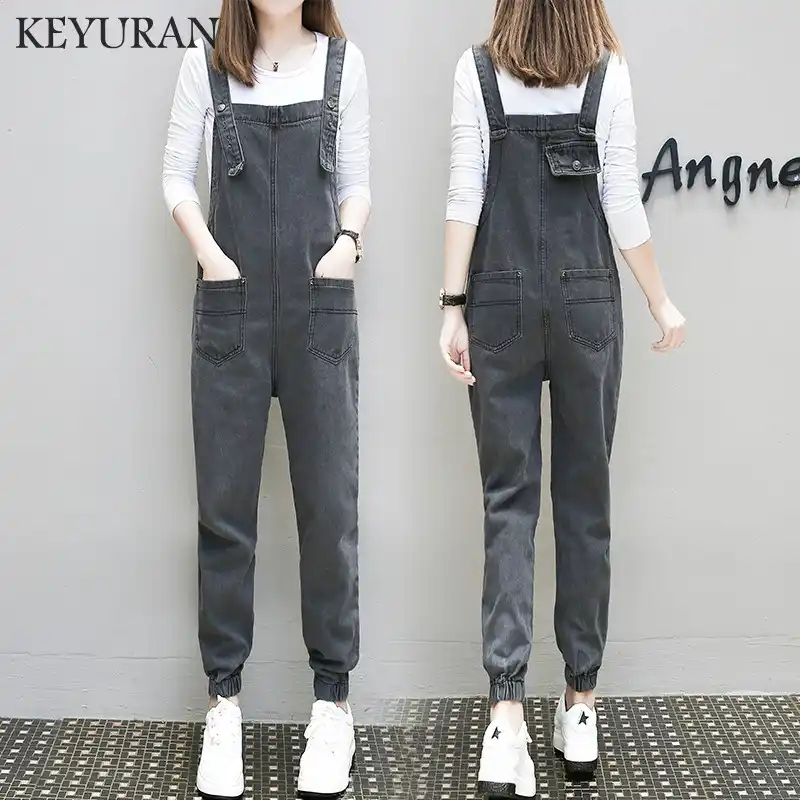 black jeans jumpsuit