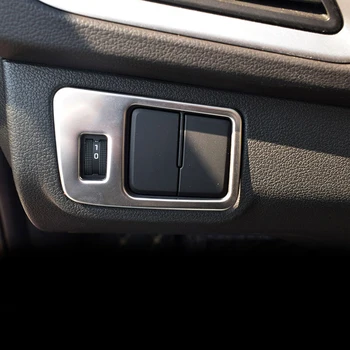 

For Hyundai Solaris 2017 2018 Car Headlights Switch Button Covers Decoration Head lights Cover Frame Trim Interior Accessories