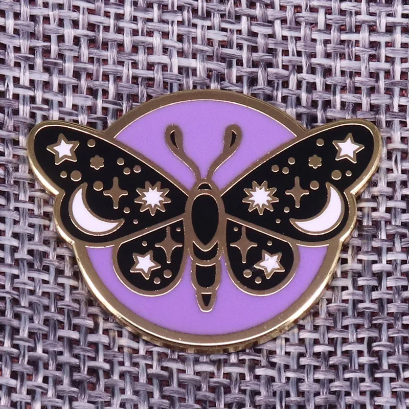 

Moth Pin Witch Witchcraft Magic Wicca Wiccan badge