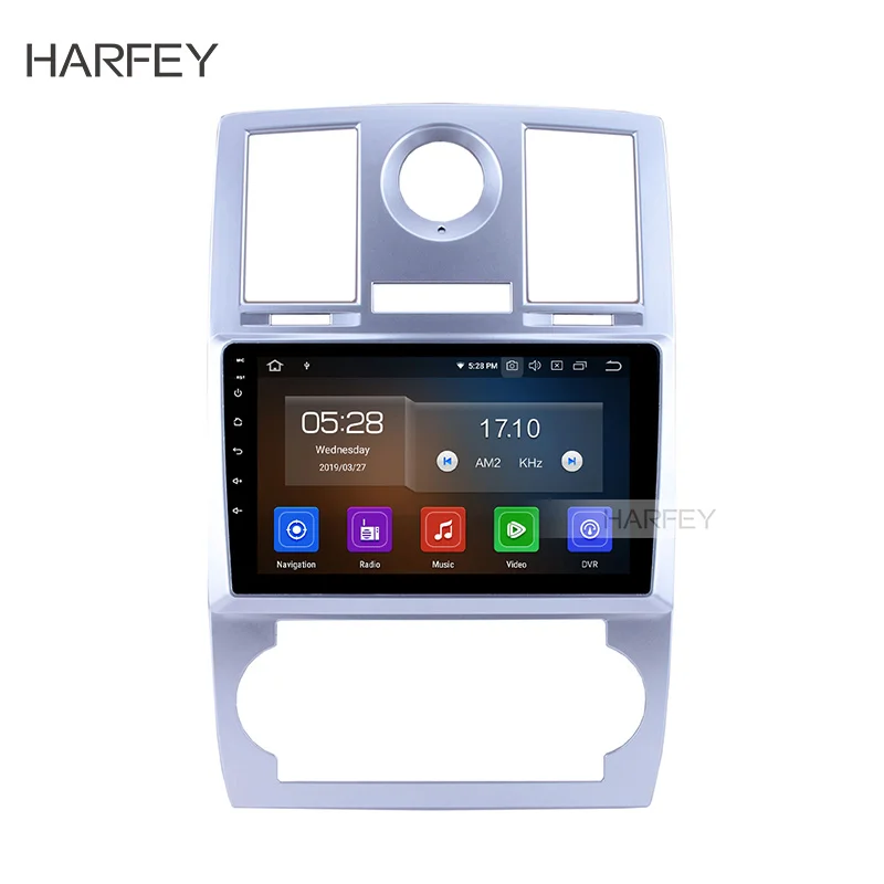 

Harfey 9" HD 1080P Car Radio Stereo GPS Multimedia Player Android 8.0/8.1 For 2004 2005 2006 2007 2008 Chrysler Aspen 300C