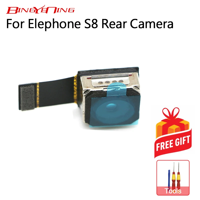 

BingYeNing High Quality New Original Elephone S8 rear camera repair parts replacement for Elephone S8 Smart phone