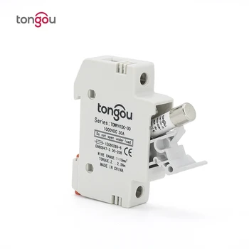 

4 Sets PV Solar Fuse 3/10/15/20/25/30A 1000V DC Fusible With Fuse Holder for PV Solar System Protection 10x38mm