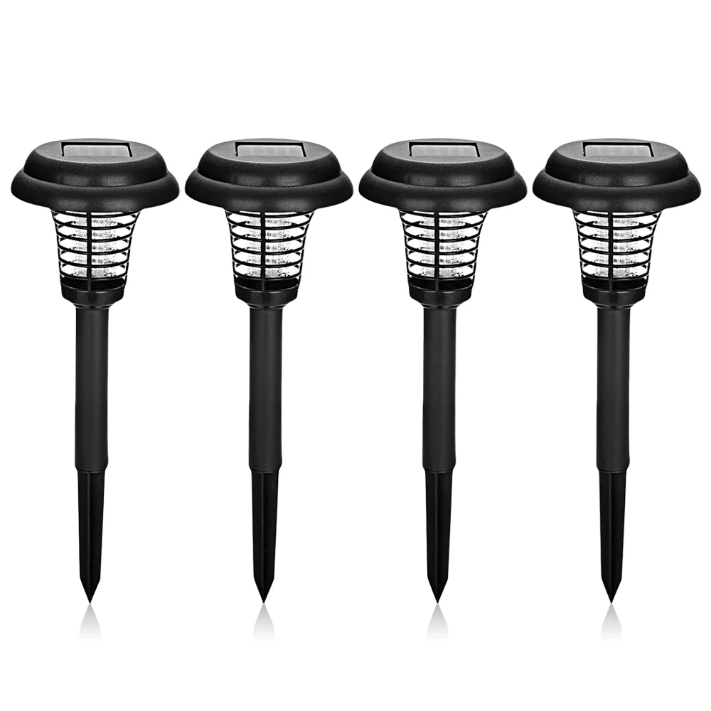 

4PCS Solar Light Outdoor Landscape 2 Colors Light Bug Zapper Insect Killer Lamp Waterproof for Garden Room Camping Lampe Solaire