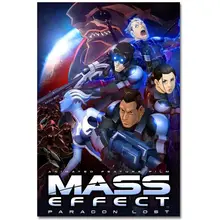 TAAWAA Mass Effect Paragon Lost Anime Art Silk Movie Poster and Prints 13x20 20x30 inches Wall Art Picture for Living Room Decor