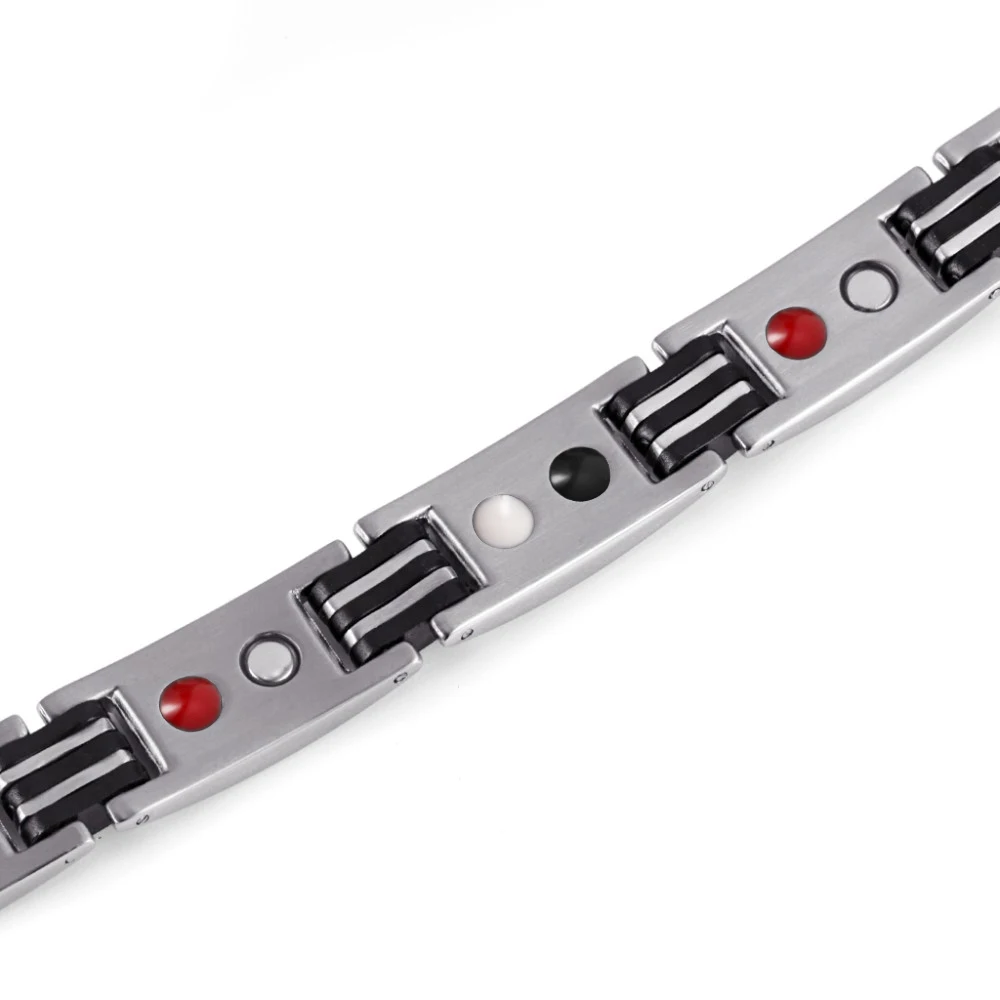 Handmade Pria Titanium Magnetik Perhiasan 3