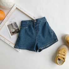 Новое поступление, джинсовые шорты для девочек летние шорты для девочек 1-6 лет