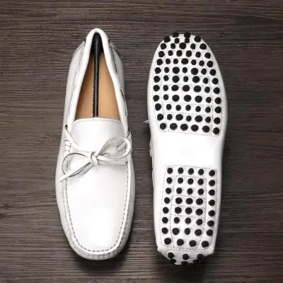 

slip on casual men loafers spring and autumn mens moccasins shoes genuine leather men's flats shoes New fashion men flats