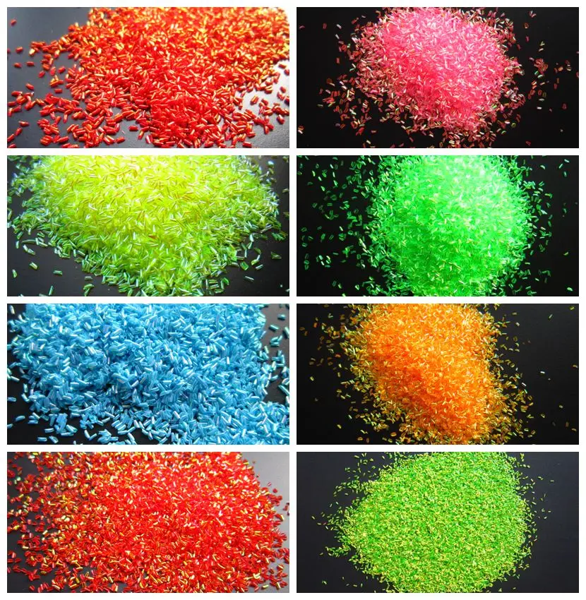 

2 mm Translucence Aurora Polaris Effect Nail Glitter Nail Art Rainbow Fish Scale Iridescent Colors Shifting Flakes Craft Glitter