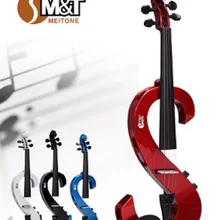 Полный размеры 4/4 акустическая музыкальная Электрический скрипки скрипка твердой древесины средства ухода за кожей Ebony струнный инструмент для музыкальные ин