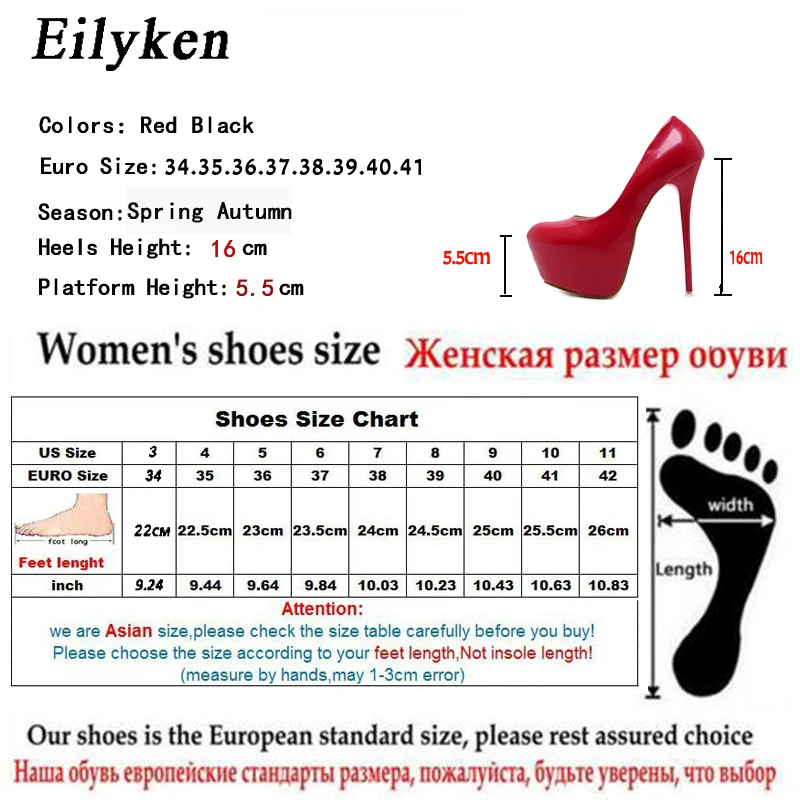 Туфли Eilyken женские на платформе пикантные свадебные туфли лодочки с круглым