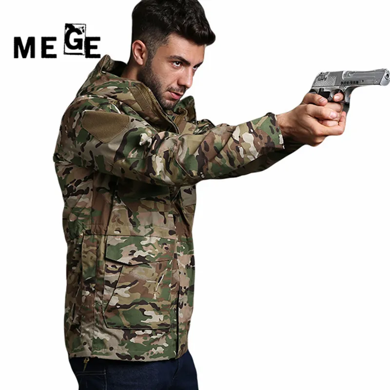 Mege واقية ، m65 uk الولايات الصيد صيد الملابس ، التكتيكية سترة واقية هوديس ، jaqueta masculino الرجال جاكيتات