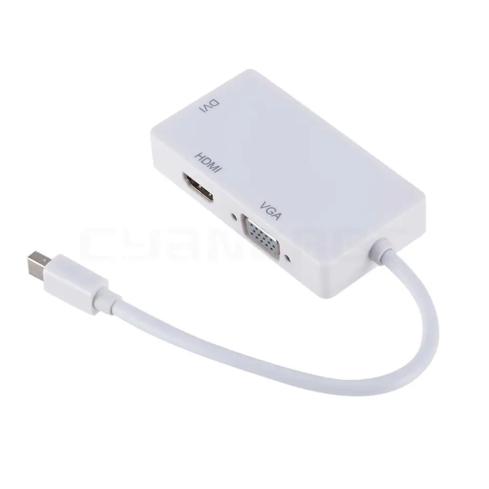 MINI DP TO DVI VGA HDMI 3 in 1-J
