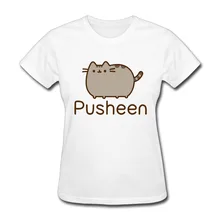T-shirts for Women Harajuku Funny Product Tops Pusheen Lady Casual Short Sleeve T-Shirt Tops free shipping