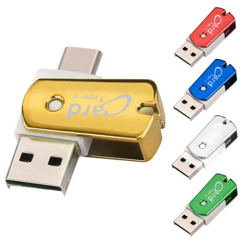 Carprie Новый OTG Тип c USB 3.1 Micro SD Card Reader Адаптер для телефона Android 17nov20dropshipping