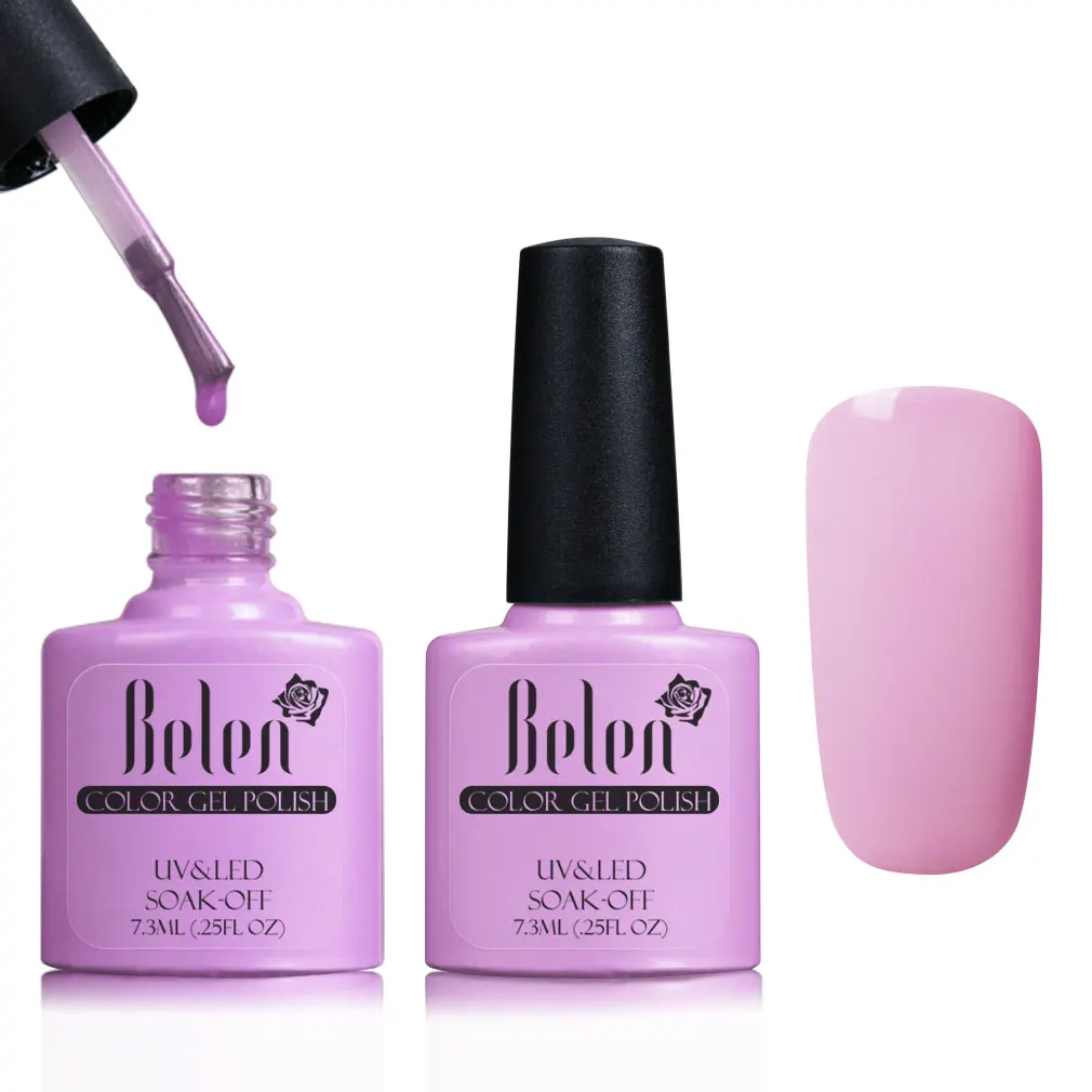 Belen 79 Colors UV Gel Nail Polish Semi Permanent 7.3ML Varnish Design Manicure LED Nails Art Hybri