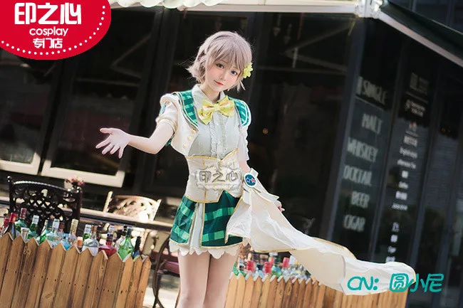 10-летняя группа поддержки LoveLive! Символ школьного фестиваля всех звезд сиф Косплей Костюм Хэллоуин Униформа Платье для выступлений на сцене s-xl