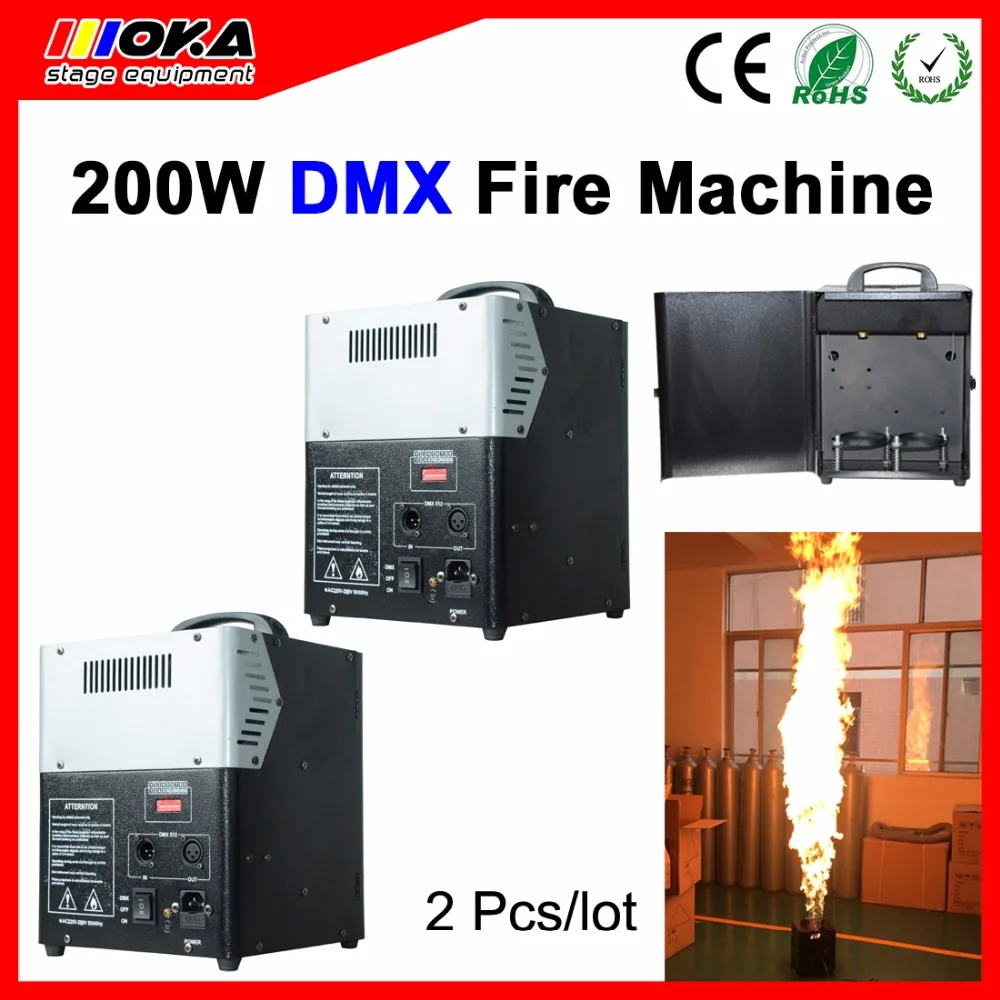 

2pcs/lot DMX Effect Flame Projector Stage Effect Equipment Fireworks Machine For Sale