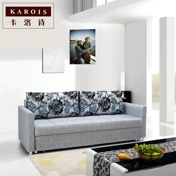 

A6066 Storage folding sofa bed removable and washable multi-function single double sofa bed