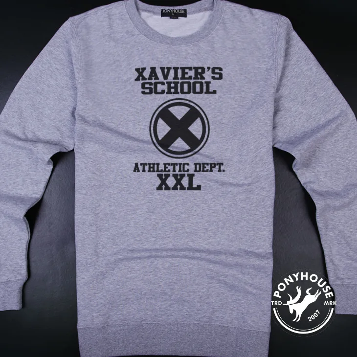 2015G TJL SCHOOL ATHELTIC DEPT XMEN X MEN Sweatshirt men's sweater