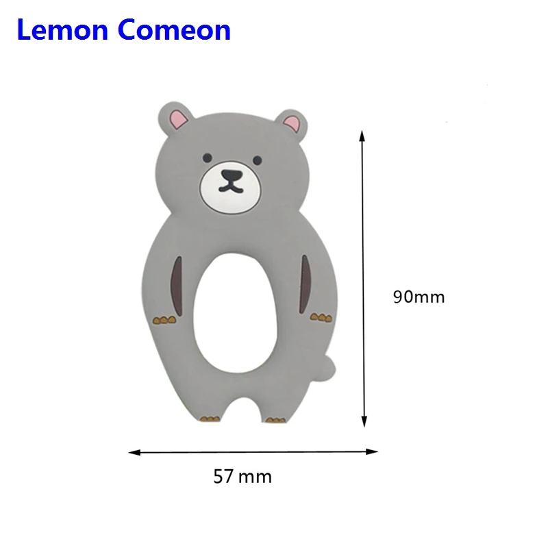 Lemon Comeon 1 шт. силиконовый Прорезыватель для зубов с животными Очаровательная