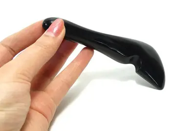 

Best selling natural ox horn Massage stick hitting vital points tools Chinese Guasha treatment Scrapping 5Pcs/Lot Free shipping