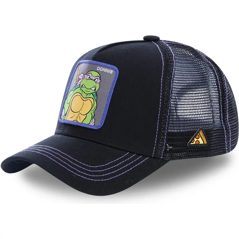 

Donatello DON Teenage Mutant Ninja Turtles Mesh Hat Baseball Cap embroidery Capslab patch Dad Hat Raph Leo Donnie Snapback