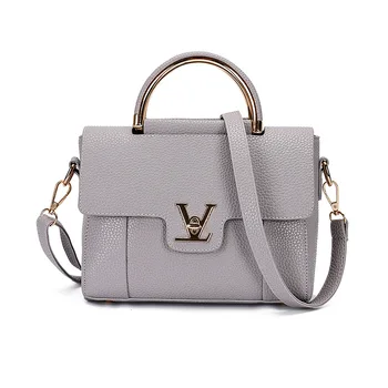 

2019 New Korean Fashion Women's Bag Cross Section Square Slanting Ladies Handbag Small Square Bag Geometric Pattern