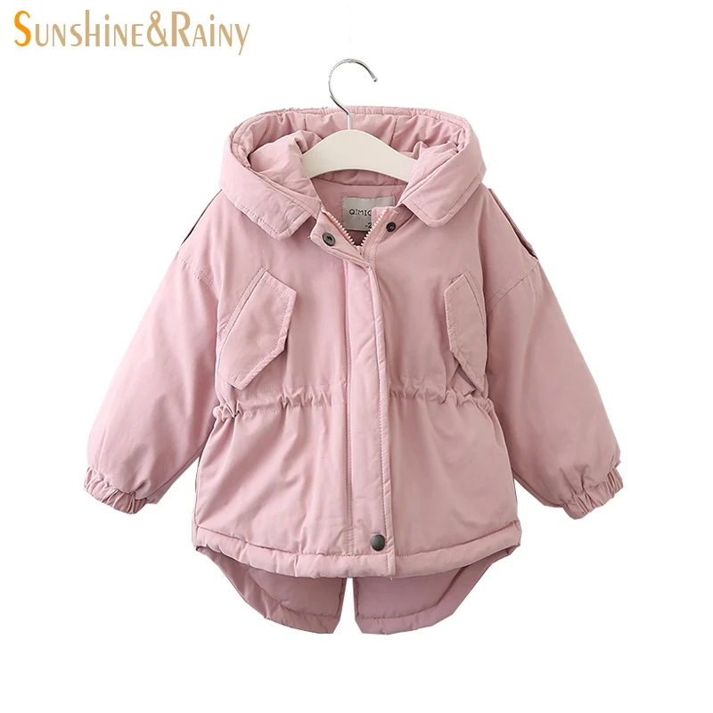 Clearance Kids Winter Jackets Hooded Girls Warm Coats Thick Down