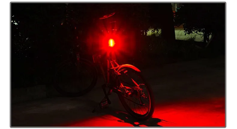 Perfect ROCKBROS Bicycle Light Bike Cycling Waterproof Taillight 30 LED Super Light With USB Rechargable Safety Night Riding Rear Light 24