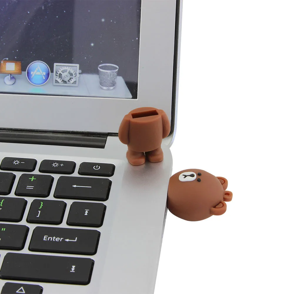 Mini Brown Bear USB Flash Drive Pendrive