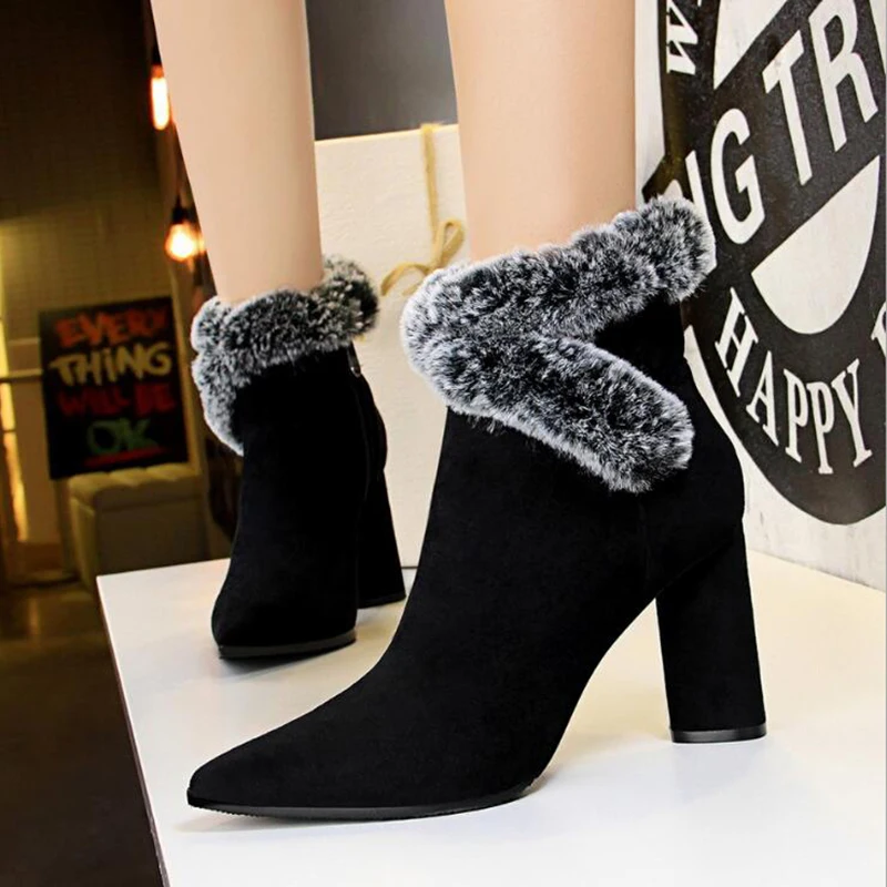 Mode Bottes Hiver Plate Taille Botas Femmes Mujer La Chaussures forme 1 K364 Plus Talons 30 Arc Automne 2 Hauts 43 Cheville Zx0SIWgwq