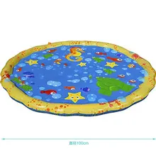 Плавательный бассейн детский всплеск воды спрей коврик забавная вода игра плавательный бассейн открытый игрушка