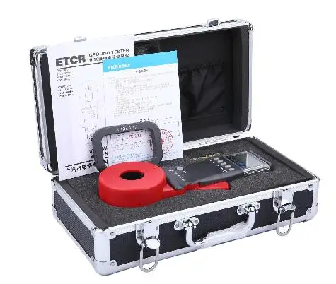 ETCR2100A + цифровой зажим на сопротивление заземления метр тестер/зажим тестер