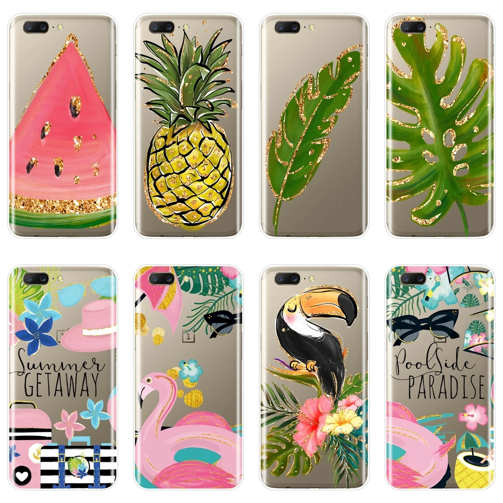 

Pineapple Flower Travel Flamingo Soft Silicone Phone Case For One Plus 3 3T 5 5T 6 6T Back Cover For OnePlus 6 6T 5 5T 3 3T Case