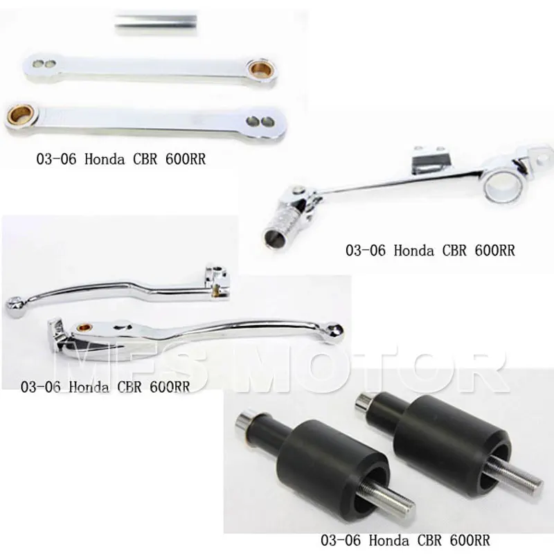 

motorcycle parts Brake Pedal Hand Lever Shift Linkages Frame Sliders for Honda 2003 2004 2005 2006 CBR600RR