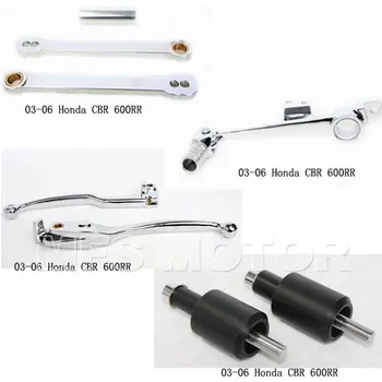 

motorcycle parts Brake Pedal Hand Lever Shift Linkages Frame Sliders for Honda 2003 2004 2005 2006 CBR600RR