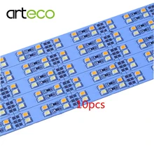 10 шт. DC12V Светодиодный фонарь 2835 50 см 72 светодиодный s CW+ WW двухрядный светодиодный фонарь для шкафа/ювелирных изделий и т. Д