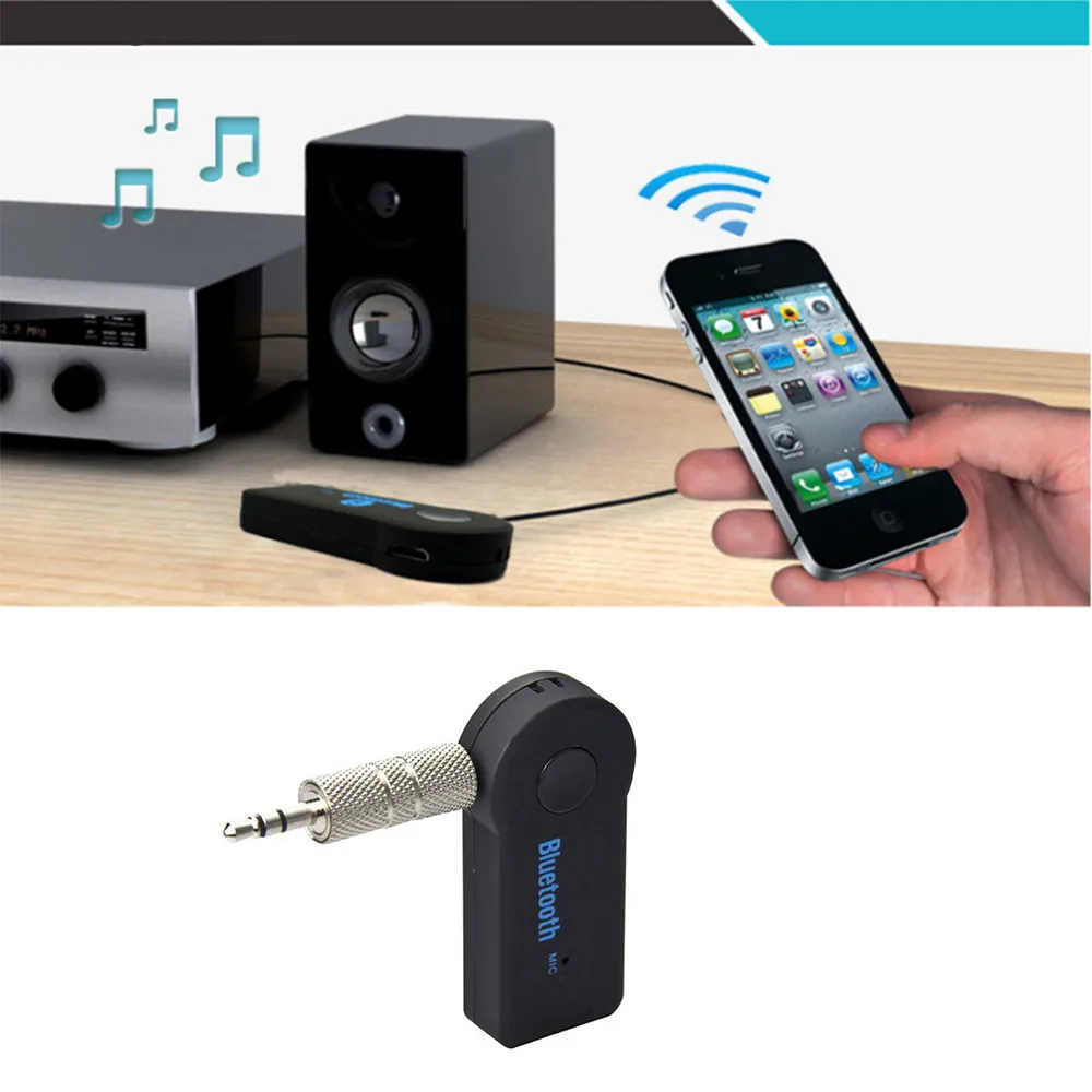 Hifi 3 5 мм аудио Музыка приемник Blutooth Беспроводной адаптер авто AUX A2DP для наушников