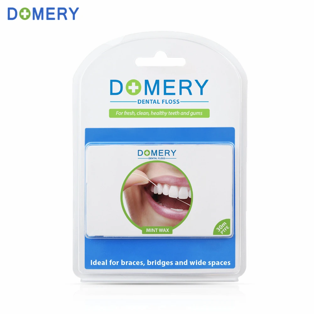 Domery 30 м/катушка с зеркалом Dentes зубную нить, зубочистки межзубные щетка для Oral чистить зубы гигиена комплект