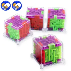 Игрушка мечта 5cs/lot 3D мини красочные лабиринт Cube Скорость Пазлы игры лабиринт мяч дети психическими предоставило подарок игрушки оптом