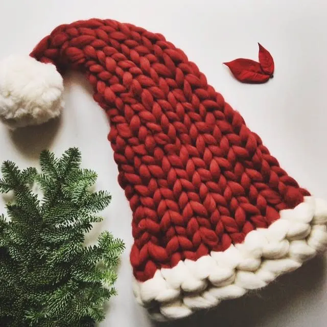 Christmas-Woolen-Yarn-Parent-Child-Caps-Santa-Claus-Hats-Xmas-Decorations-Ornaments-New-Year-Adult-Children-Hat-MR0119 (5)