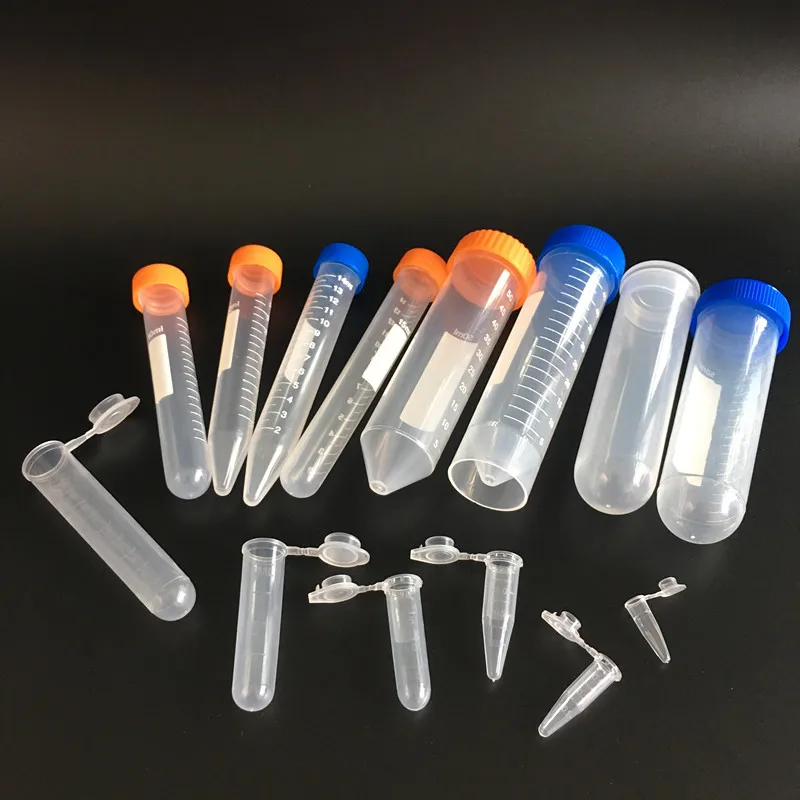 

0.2ml/0.5ml/1.5ml/2ml/5ml/10ml/15ml/50ml/100ml EP tube seed bottle graduated plastic centrifuge tube