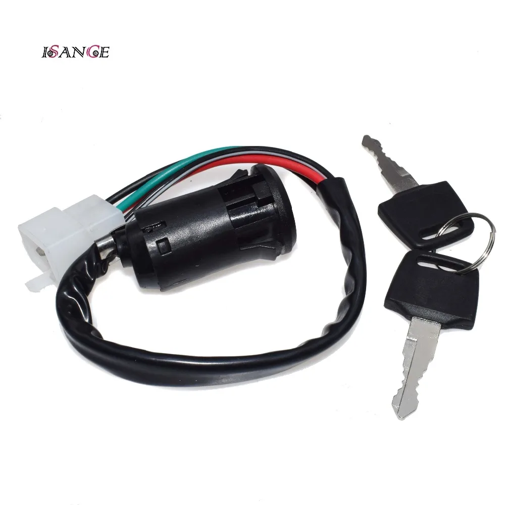 ISANCE Key Ignition Lock Switch 35100-428-017/405 40-71110 For Honda 1978 1979 1980 XL250S XL500 4 Wire | Автомобили и мотоциклы