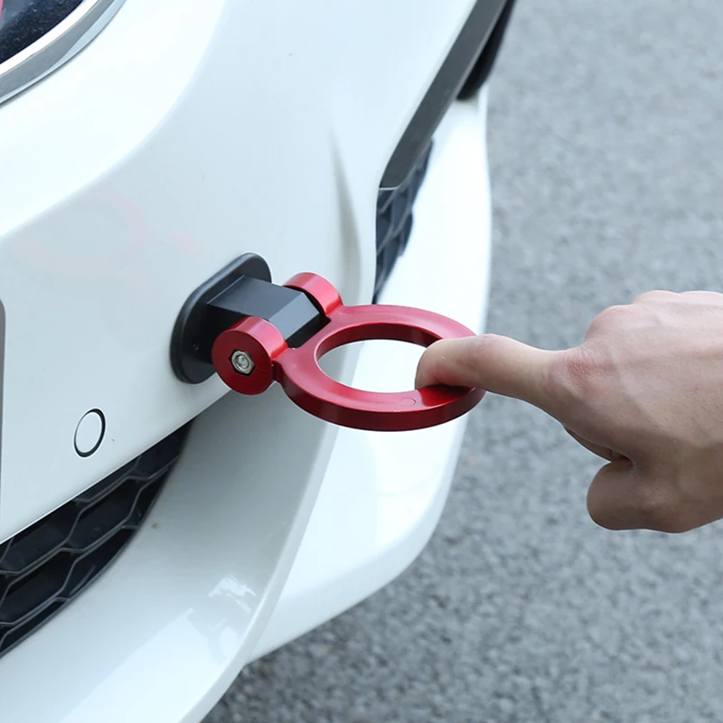 

Racing Towing for Mercedes Benz Clase GLK CLA CLS A B C E GLA W205 W203 W210 W211 W212 Decorative Front Rear Trailer Hook Ring